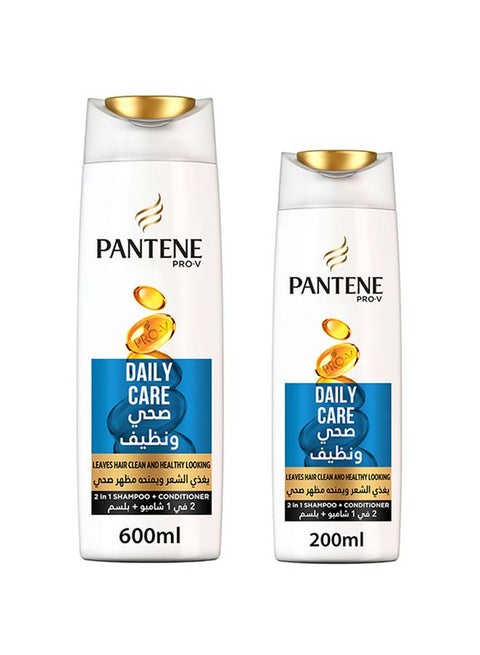 Pro-V Daily Care 2in1 Shampoo + Conditioner 600ml + 200ml Pack of 2