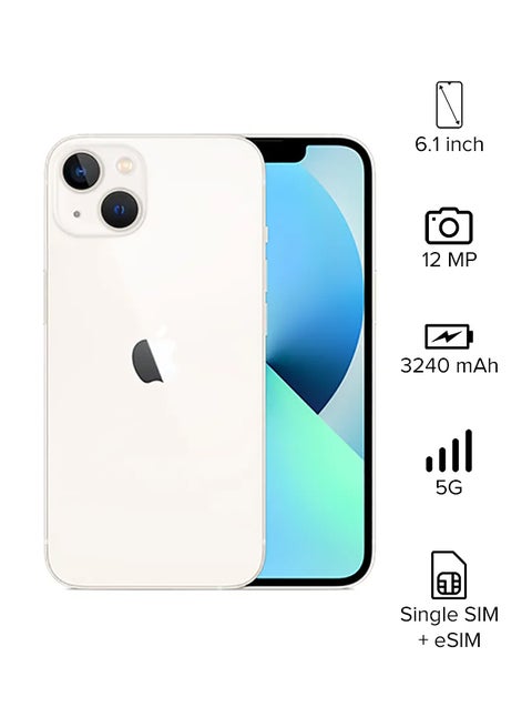 iPhone 13 512GB Starlight 5G With Facetime - International Specs
