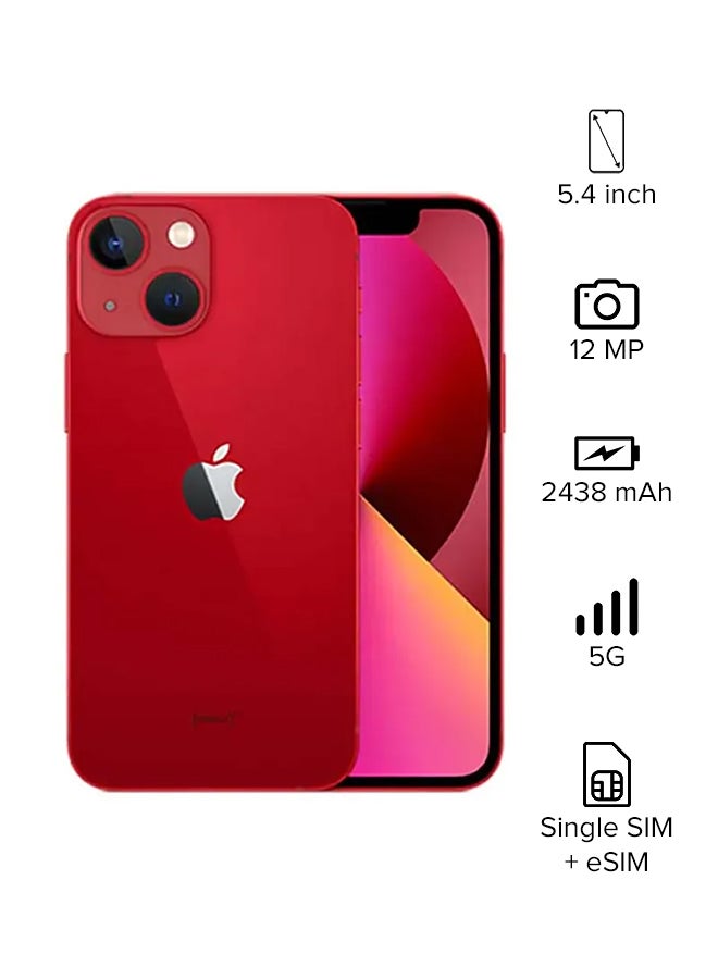 Apple - iPhone 13 Mini 512GB (Product) Red 5G With FaceTime - KSA Version - Image 1