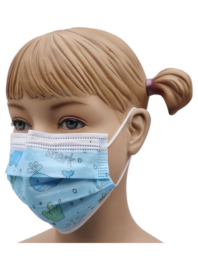 MedOne 50-Pieces Fish Design Print Face Mask - Image 2