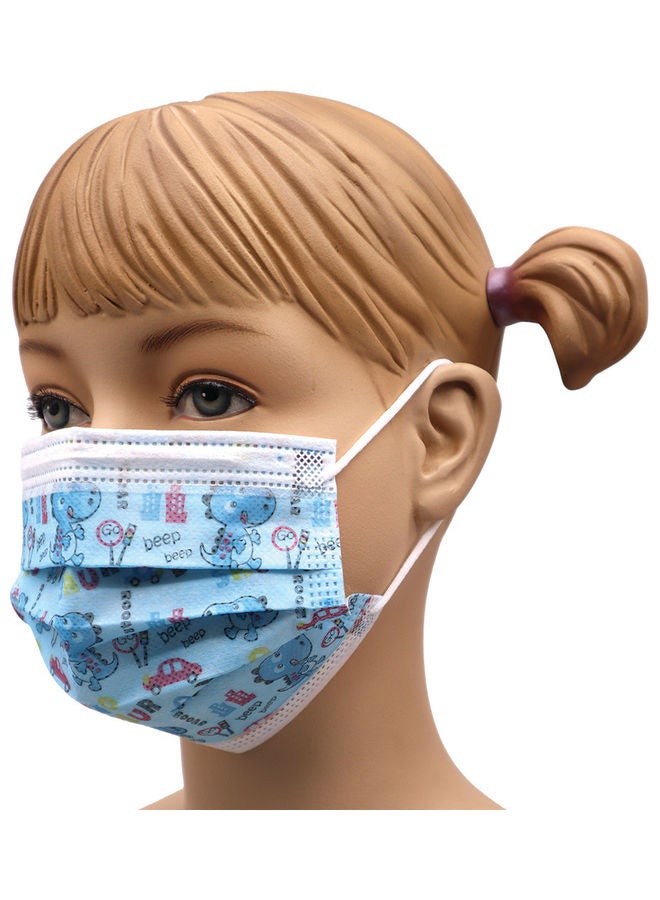 MedOne 50-Pieces Jurassic Design Print Face Mask - Image 2