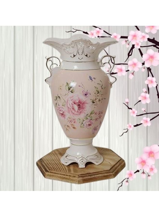 هاندسوم غيفت مزهرية منتج متعدد الألوان 28x15سم  - Image 2