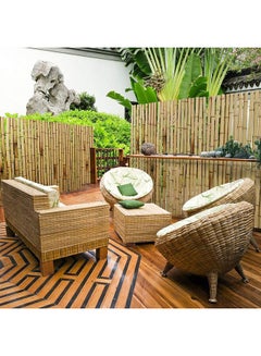 LINGWEI Bamboo Pole For Plants Support Beige 100x2.5x2.5cm  - Image 5