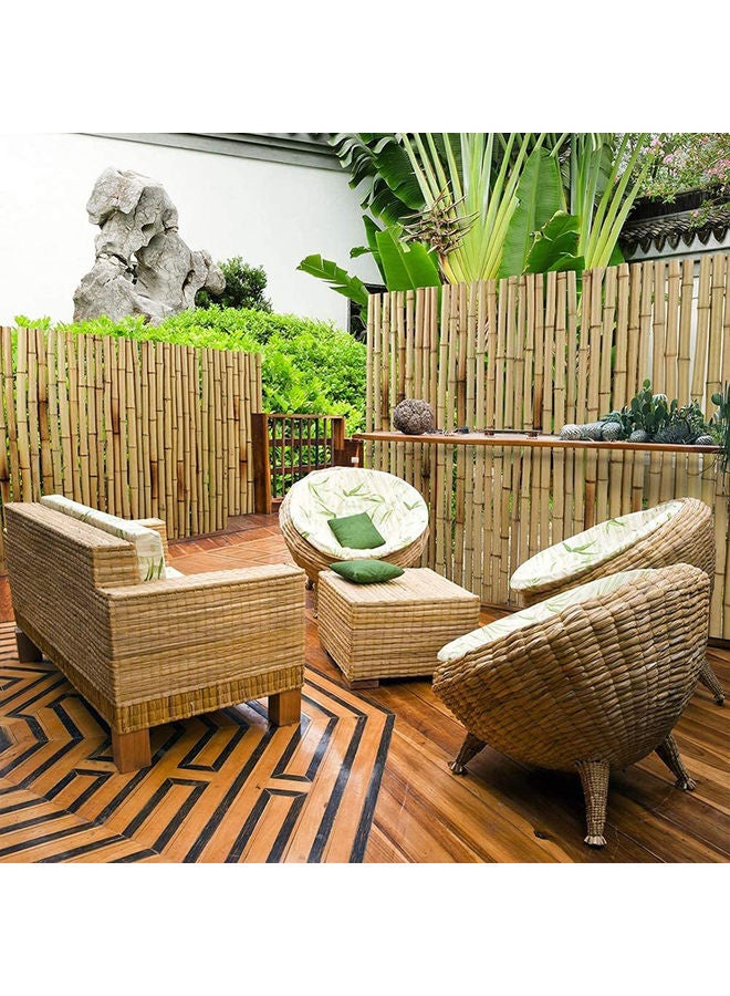 LINGWEI 10-Piece Bamboo Pole For Plants Support Beige 120x2.5x2.5cm  - Image 5