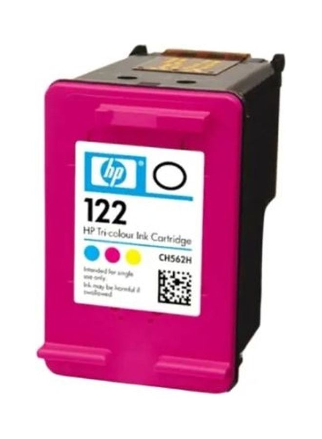 HP 122 Tri-Colour Printer Ink Cartridge Original CH562HK, Single-Pack Multicolour  - Image 1