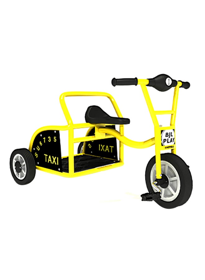 JSAITOYS Children's Outdoor Steel Tube Three-Wheeled Scooter  - Yellow 106x52x66cm  - Image 1