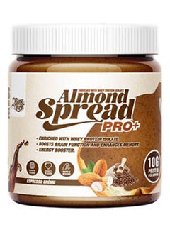 Almond Spread Pro+ Enriched With Whey Protein Isolate Espresso Crème Creamer 275grams