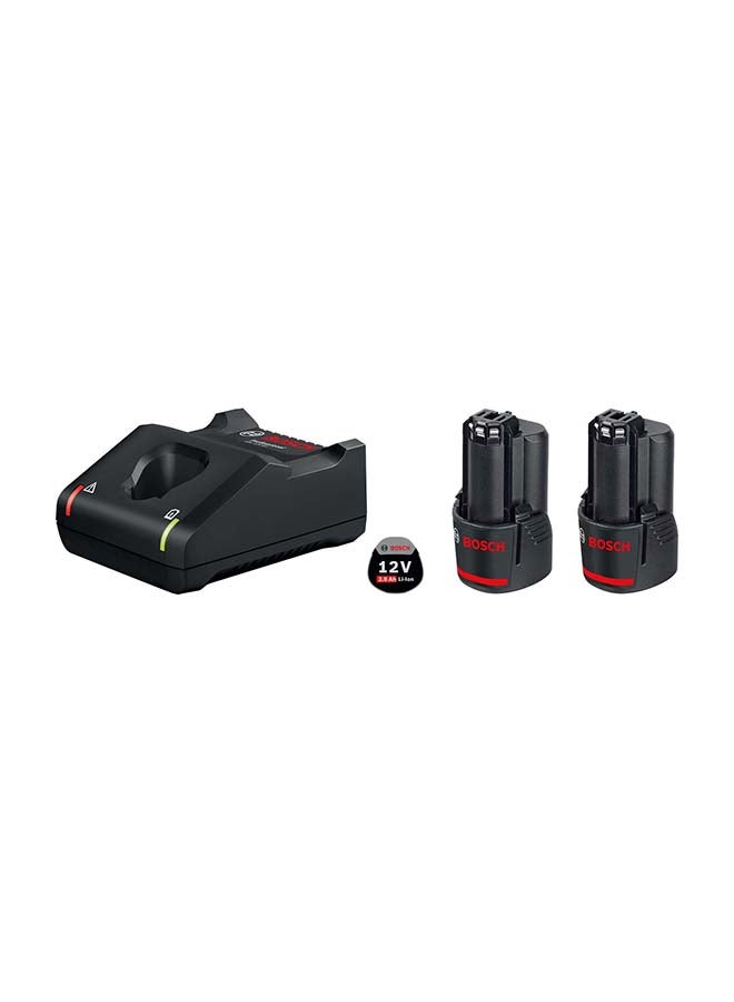 BOSCH 12V Starter Kit GAL 12V-40 +2 x2.0Ah Blue 