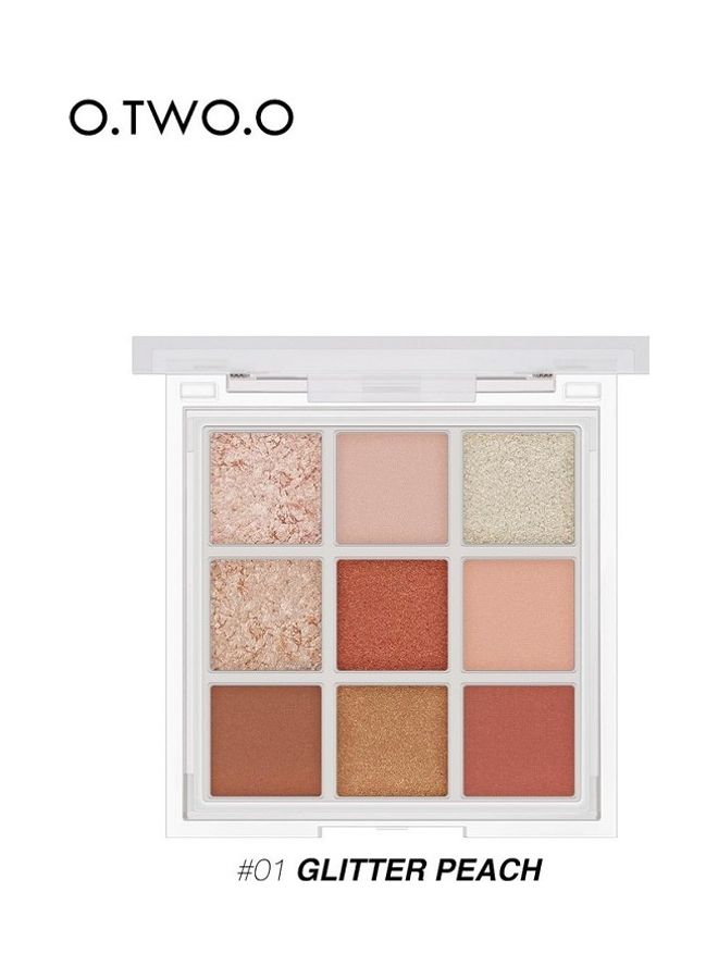 O.TWO.O - Matte Glitter Eye Shadow Palette Multicolour - Image 1