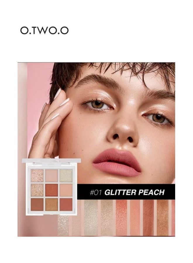 O.TWO.O - Matte Glitter Eye Shadow Palette Multicolour - Image 1