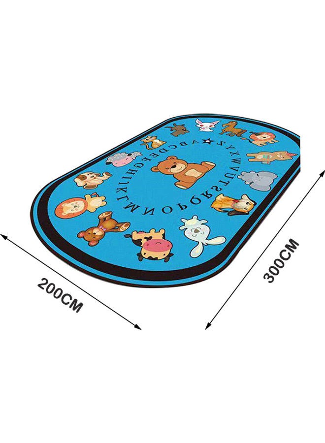 جساي تويز Washable Cartoon 3D Digital Print Anti-slip Soft Play Carpet Rug Multicolour 200x300x0.5cm  - Image 2