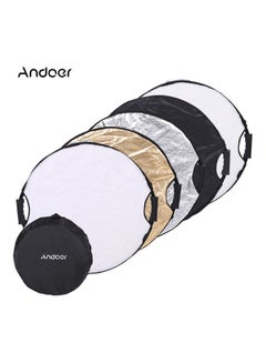 5 in 1 Round Collapsible Multi-Disc Portable Circular Photo Light Reflector Multicolour