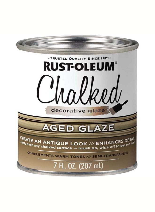 RUST-OLEUM Chalked Paint Aged Glaze Brown  - Image 1