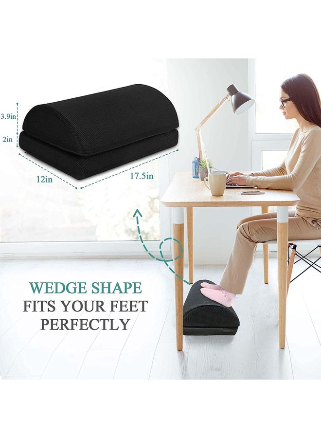 Generic - Foot Rest for Under Desk At Work Black - Image 1