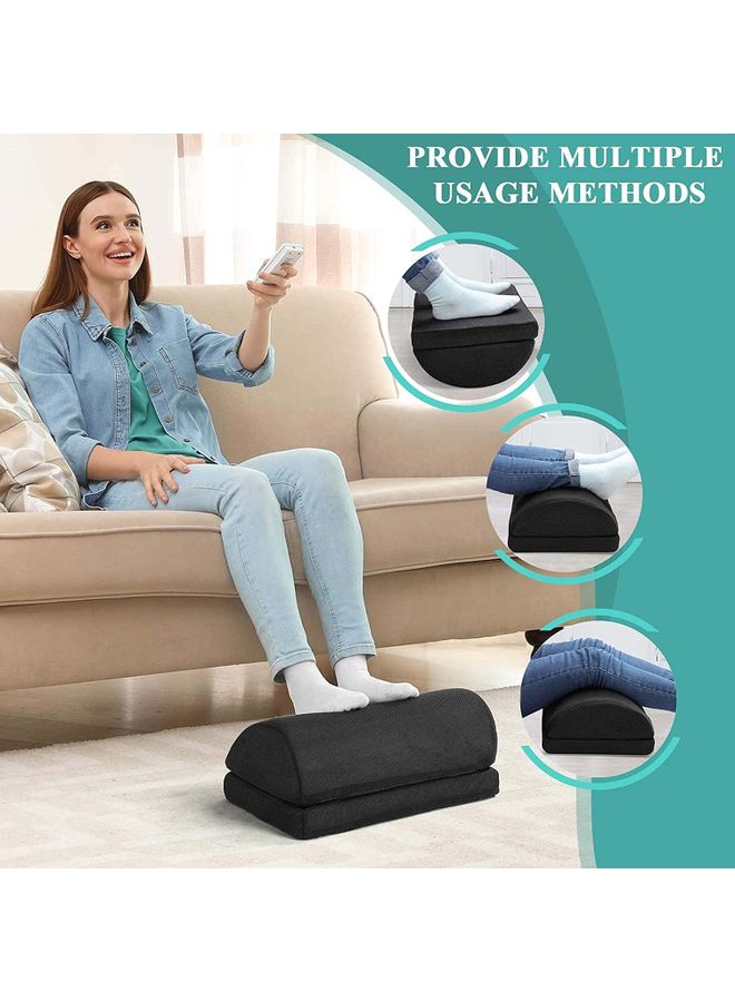 Generic - Foot Rest for Under Desk At Work Black - Image 1