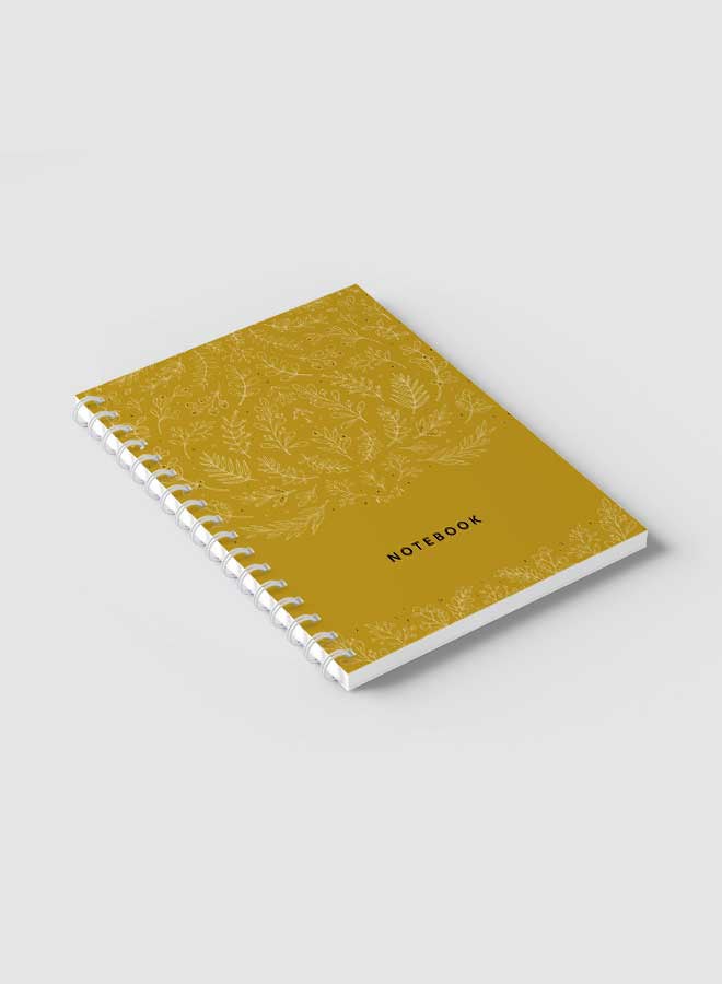 LOWHA Spiral Notebook with 60 Sheets For School Or Business Note Taking - Floral Design Pattern Multicolour - Image 2