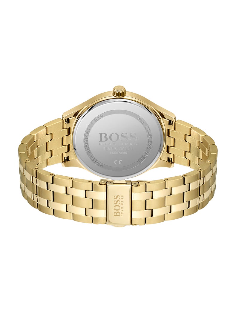 HUGO BOSS Men's Elite  Black Dial Watch - 1513897  - Image 2