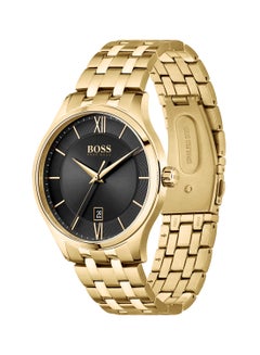 HUGO BOSS Men's Elite  Black Dial Watch - 1513897  - Image 3