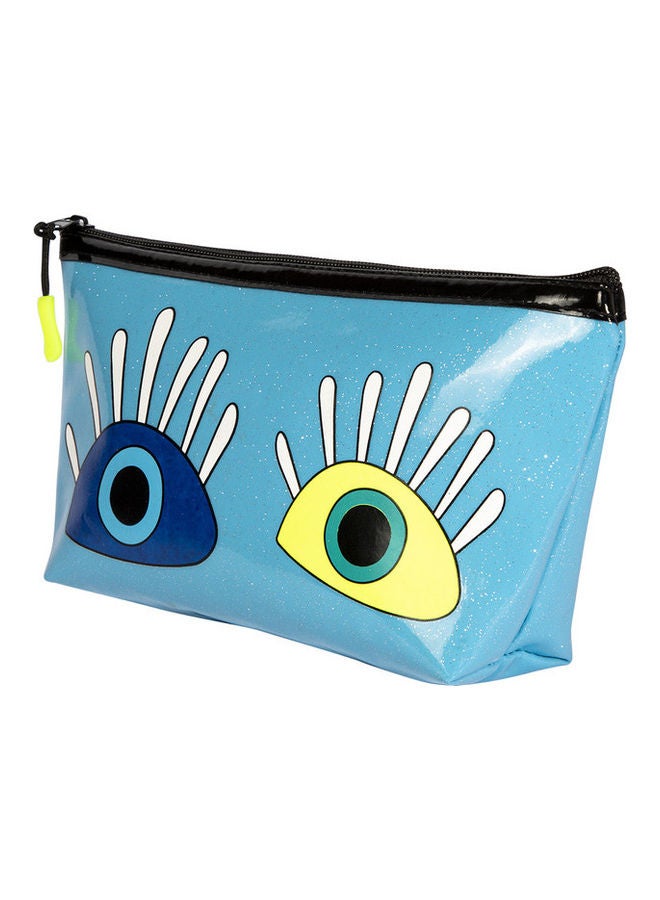 بيج ديزاين حقيبة مكياج بتصميم عيون متعدد الألوان - Image 2