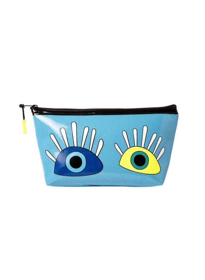 بيج ديزاين حقيبة مكياج بتصميم عيون متعدد الألوان - Image 1