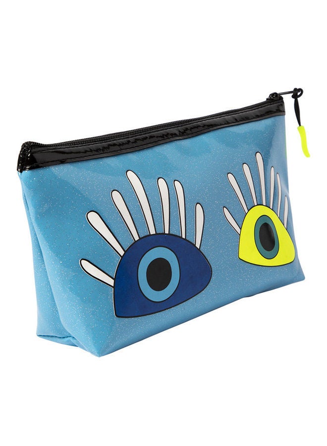 بيج ديزاين حقيبة مكياج بتصميم عيون متعدد الألوان - Image 3