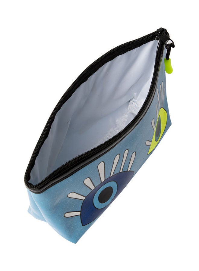 بيج ديزاين حقيبة مكياج بتصميم عيون متعدد الألوان - Image 4