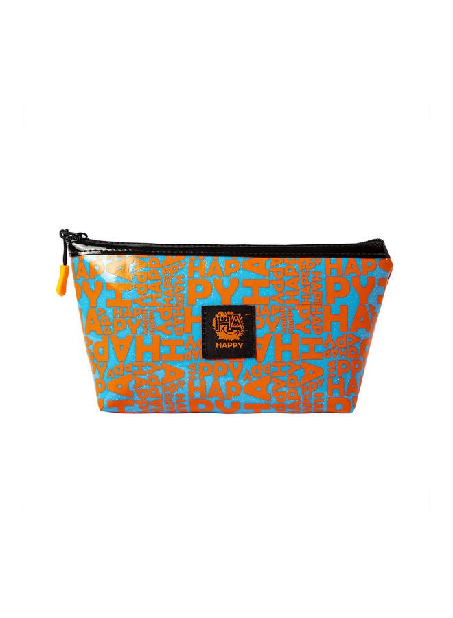 بيج ديزاين حقيبة مكياج  لامعة بتصميم كلمات Moods Upو Happy متعدد الألوان - Image 1