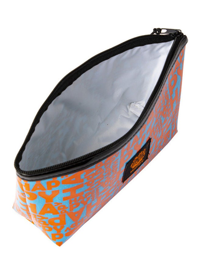 بيج ديزاين حقيبة مكياج  لامعة بتصميم كلمات Moods Upو Happy متعدد الألوان - Image 4