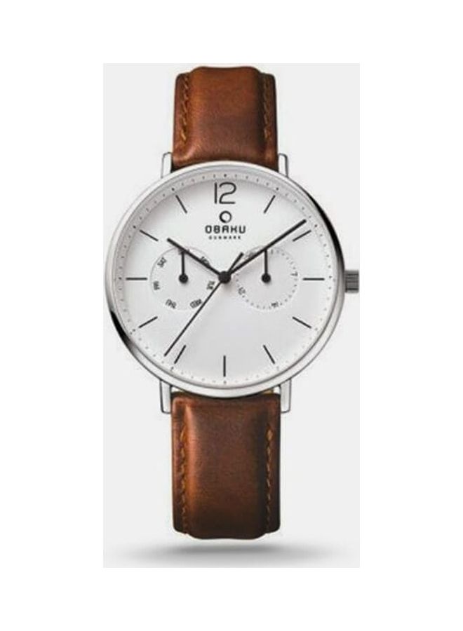 OBAKU Men's Round Shape Analog Watch