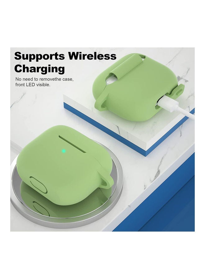 YONK Protective Silicone Case Cover for Apple AirPods 3rd Generation Green  - Image 2