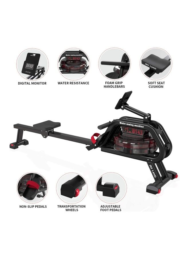 SkyLand - Water Rowing Machine With LCD Monitor & Bluetooth 203.5*51.8*95cm - Image 1