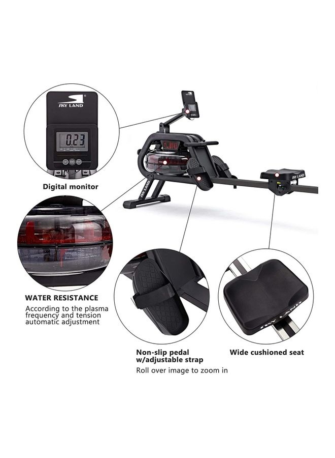SkyLand - Water Rowing Machine With LCD Monitor & Bluetooth 203.5*51.8*95cm - Image 1