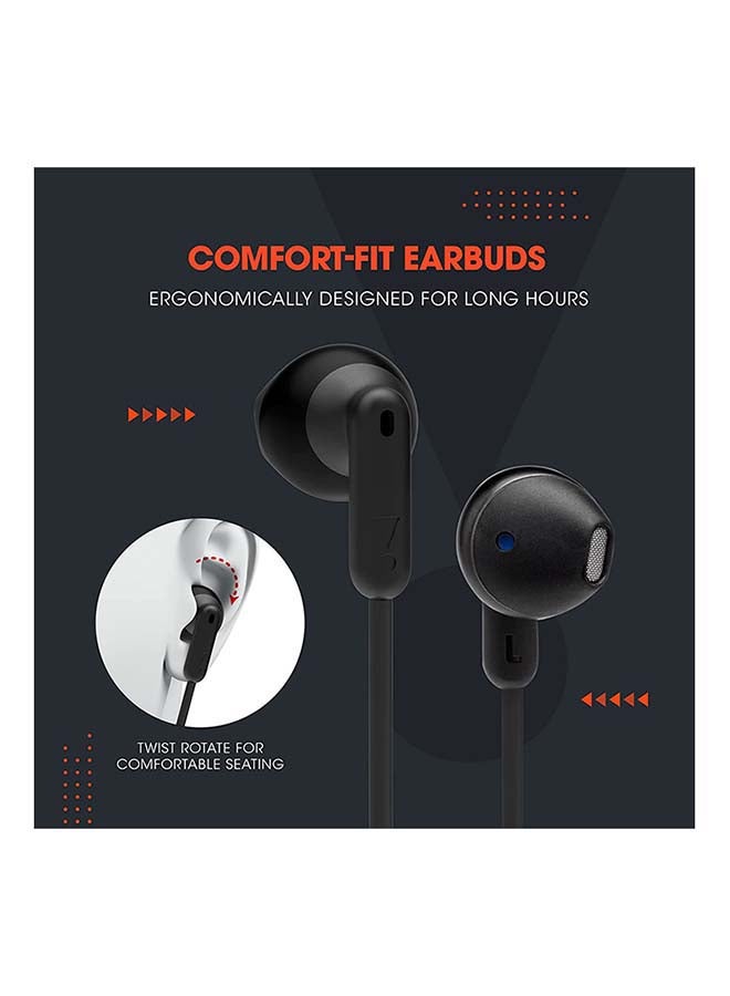 JBL Tune 215 BT In-Ear Bluetooth Headphones Black - Image 4