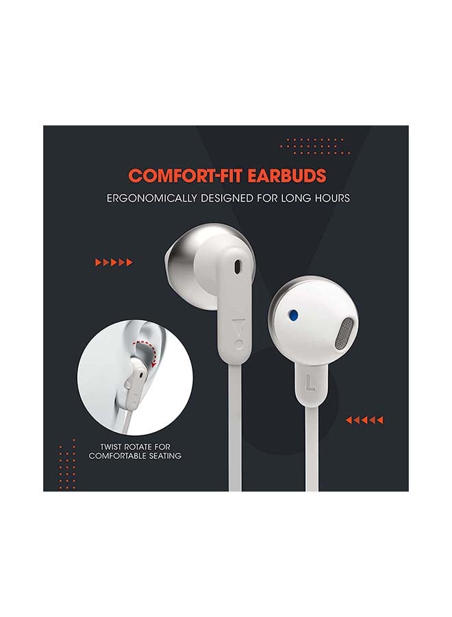 JBL - Tune 215 BT In-Ear Bluetooth Headphones White - Image 1