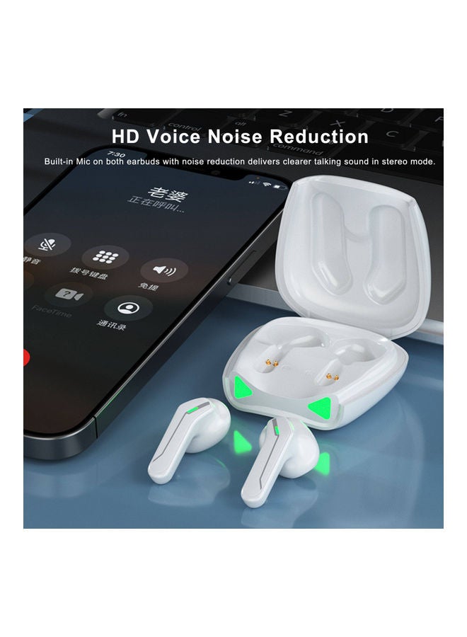 Lenovo XT85 True Wireless Sweatproof Headphones with Charging Case White - Image 3