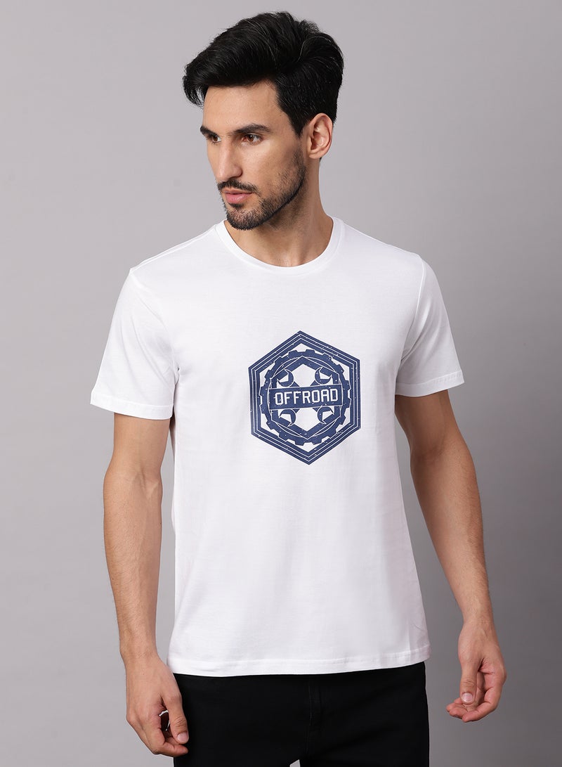 Casual Graphic T-Shirt White - v1639033020/N48635382V_1