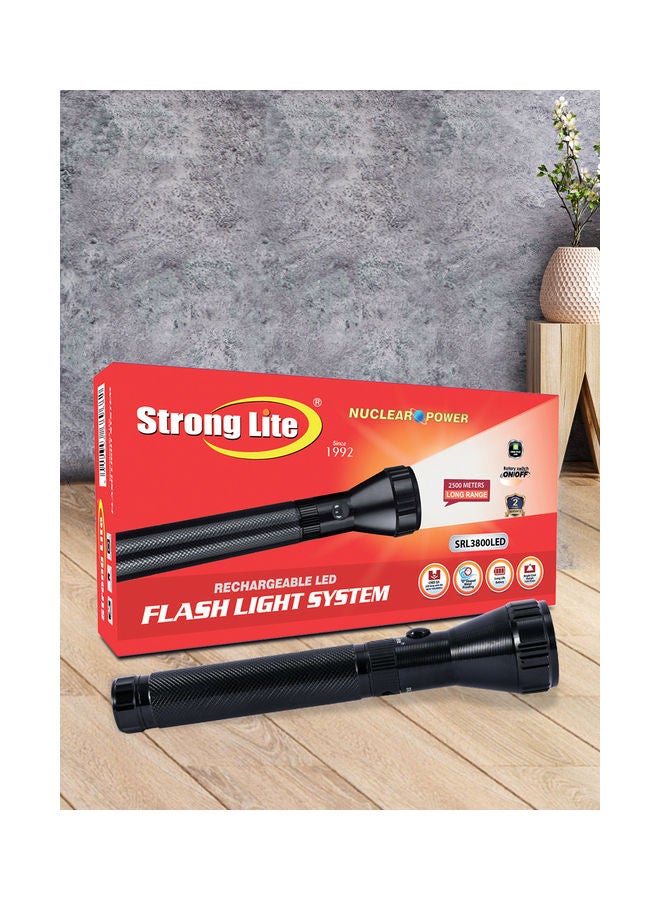 Strong Lite Rechargeable LED Flashlight Black 26cm  - Image 4