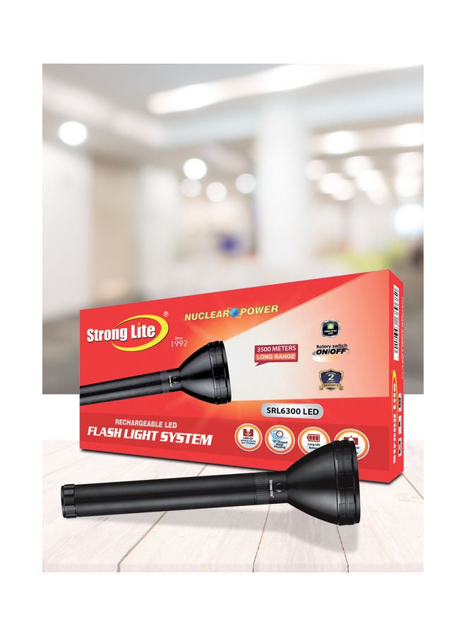 Strong Lite Rechargeable LED Flashlight Black 34cm  - Image 3