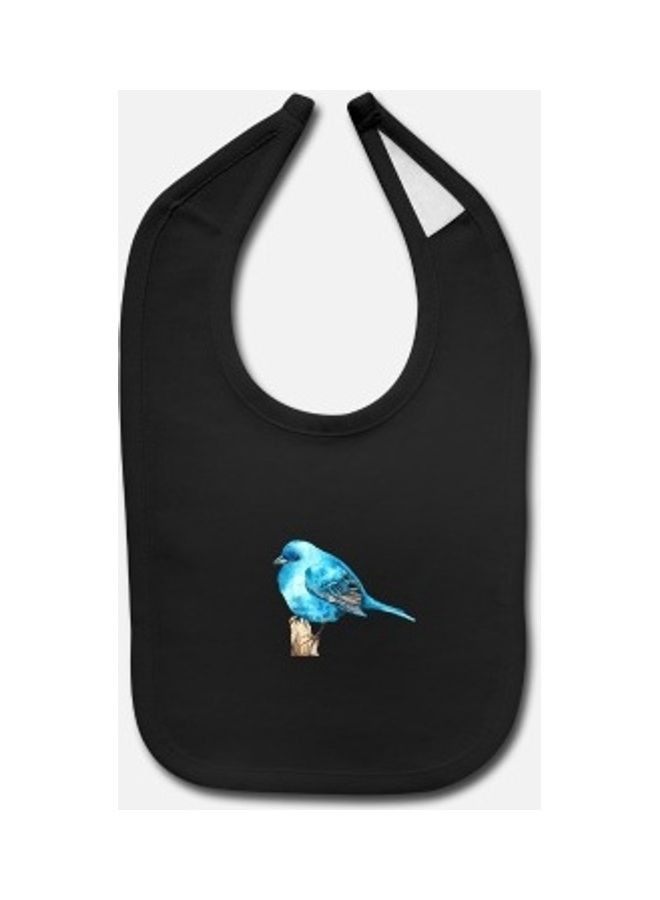 Baby Printed Bib -Black
