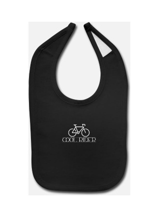 Baby Printed Bib -Black