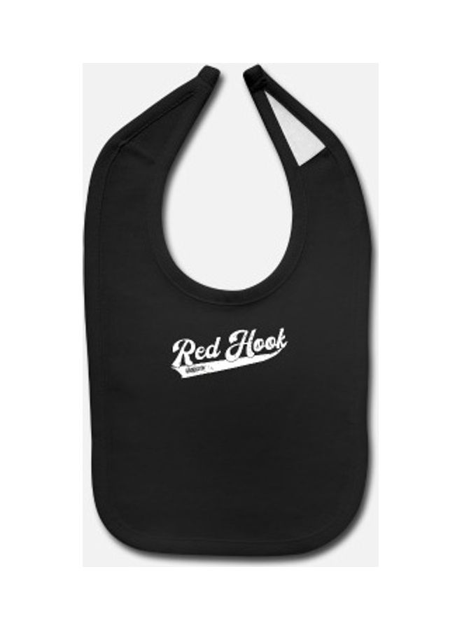 Baby Printed Bib -Black