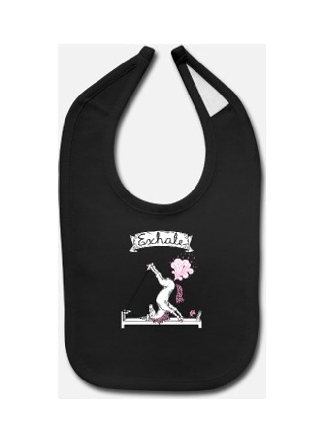 Baby Printed Bib -Black