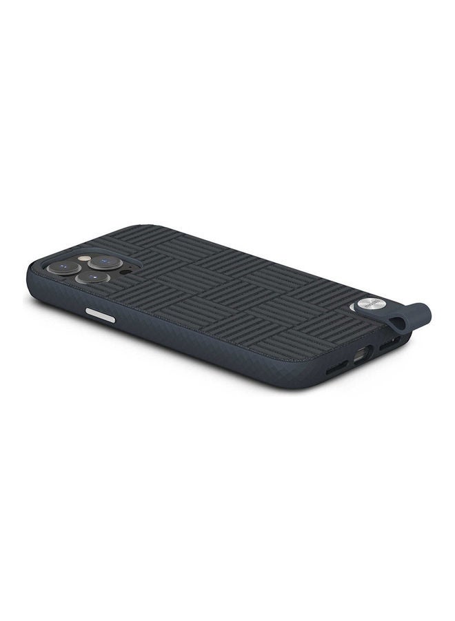 Moshi Slim Case With Wrist Strap For iPhone 13 Pro Max Midnight Blue - Image 3