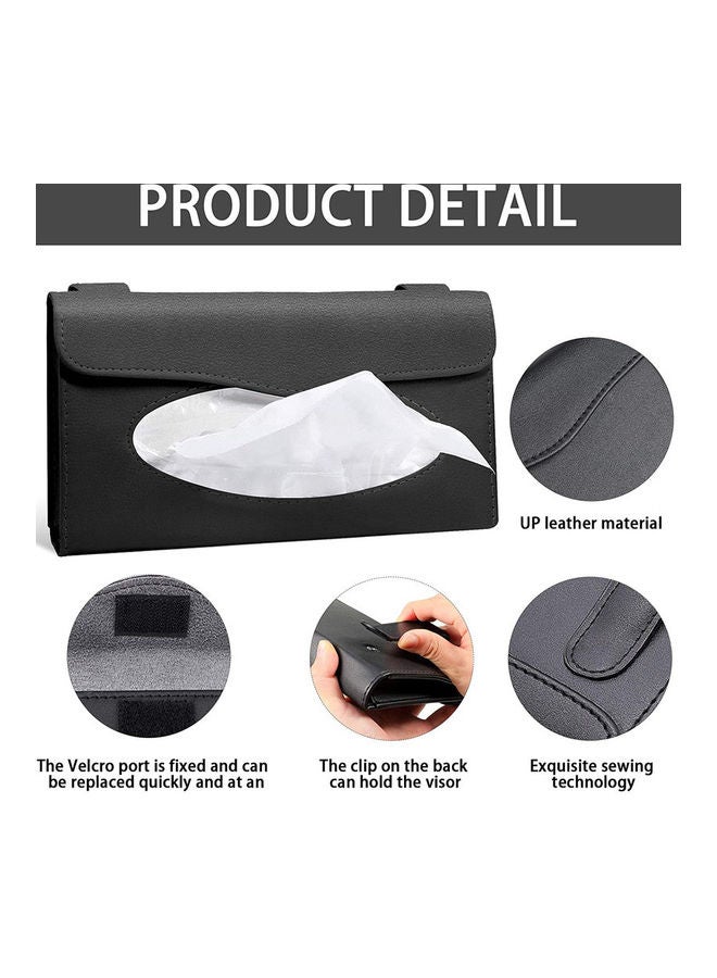 YONK 2-Piece Car Visor Tissue Holder - Image 5