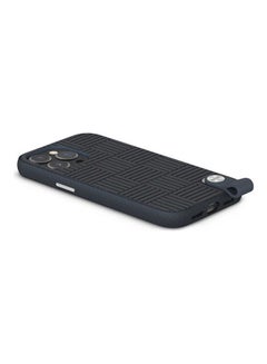 Moshi Slim Case With Wrist Strap For iPhone 13 Pro Midnight Blue  - Image 3