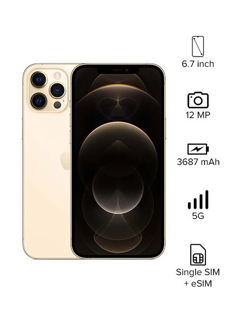 iPhone 12 Pro Max With Facetime 512GB Gold 5G - International Specs