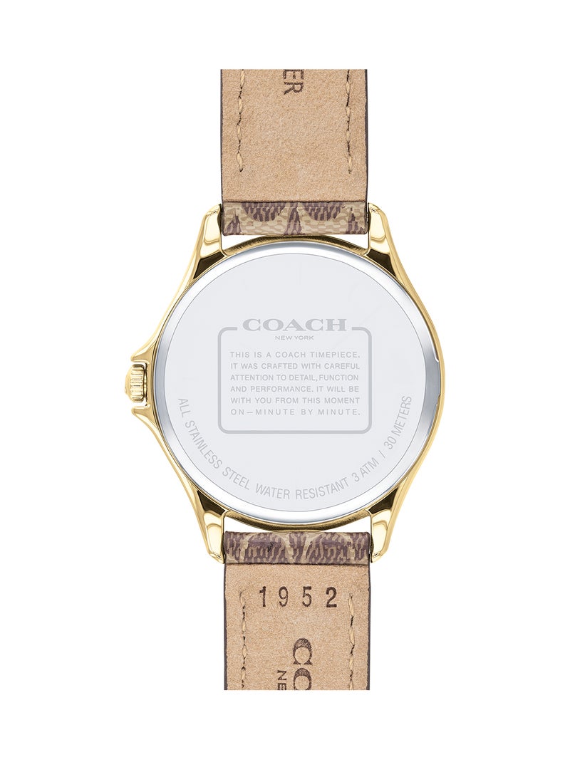 COACH - Women's Modern Sport Gold Dial Round Watch - 14503218 - Image 1