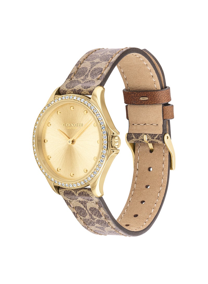COACH - Women's Modern Sport Gold Dial Round Watch - 14503218 - Image 1