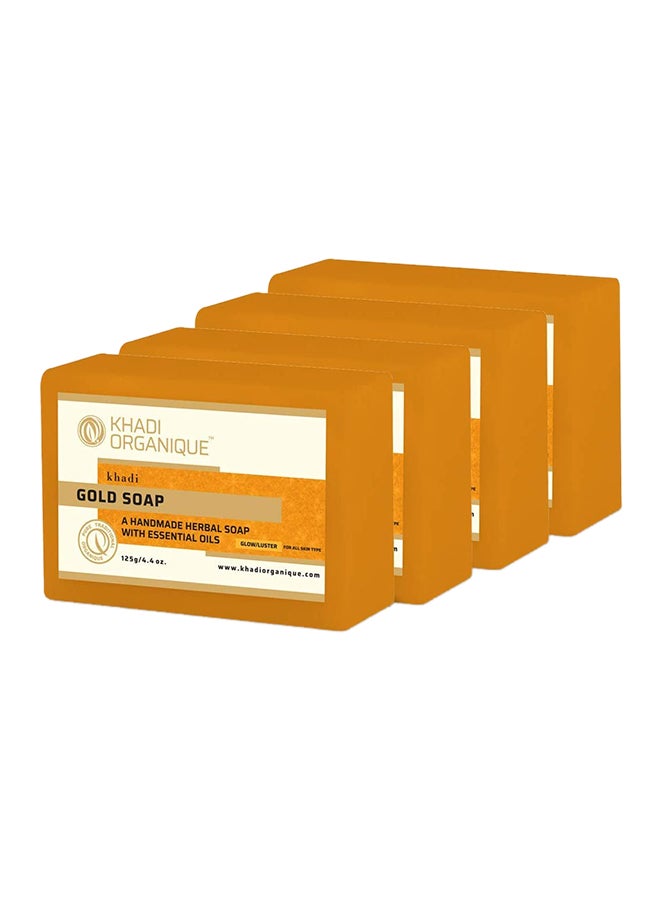 كادي أورجانيك حزمة من 4 قطع صابون جولد طبيعي بالأعشاب 4x125جرام - Image 1
