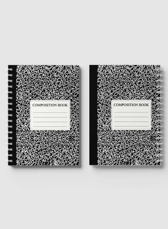 LOWHA - Spiral Notebook For School Or Business Note Taking With 60 Sheets  Composition Book Multicolour - Image 1